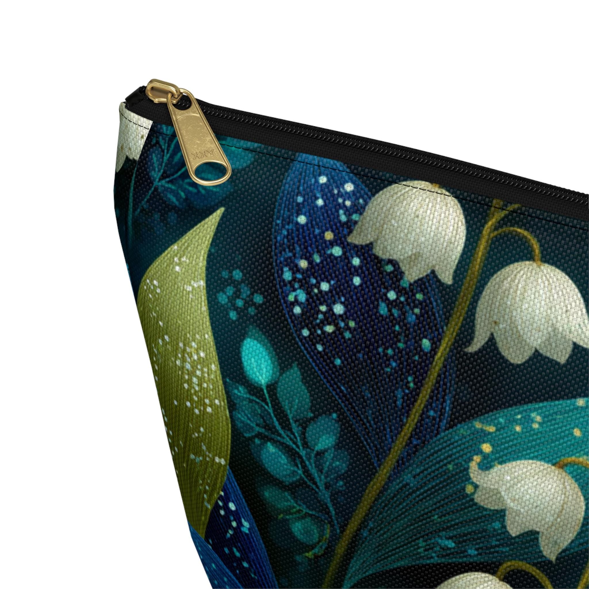 Lily of the Valley Bridesmaid Makeup Bag | Accessory Pouch