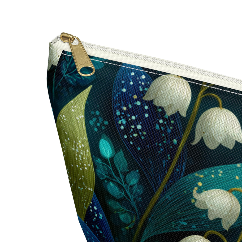 Lily of the Valley Bridesmaid Makeup Bag | Accessory Pouch