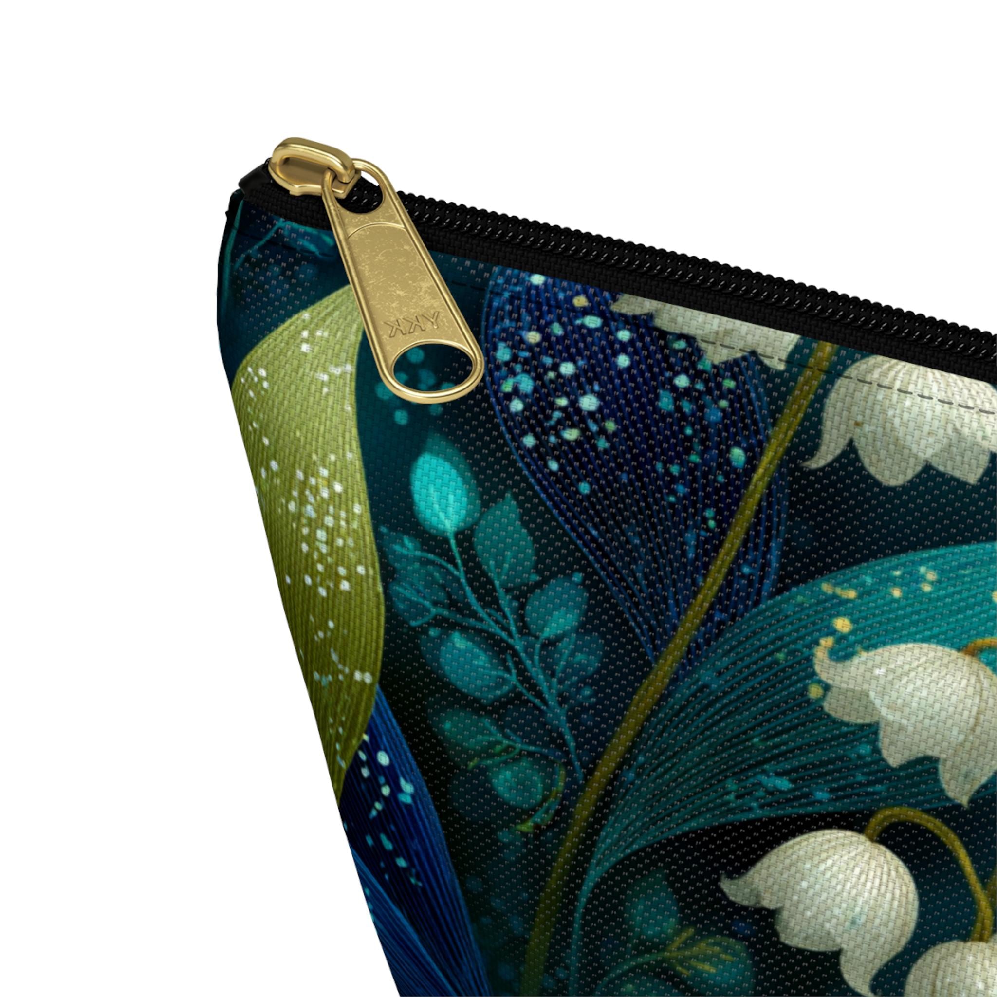 Lily of the Valley Bridesmaid Makeup Bag | Accessory Pouch