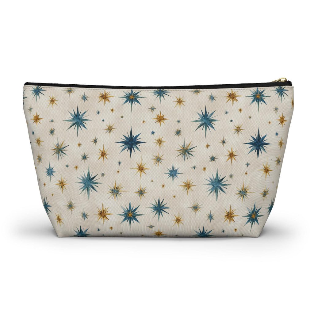 Retro Mid-Century Starburst Accessory Pouch