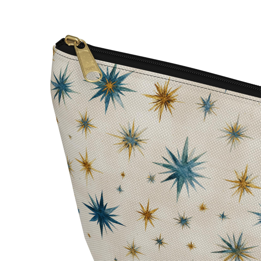 Retro Mid-Century Starburst Accessory Pouch