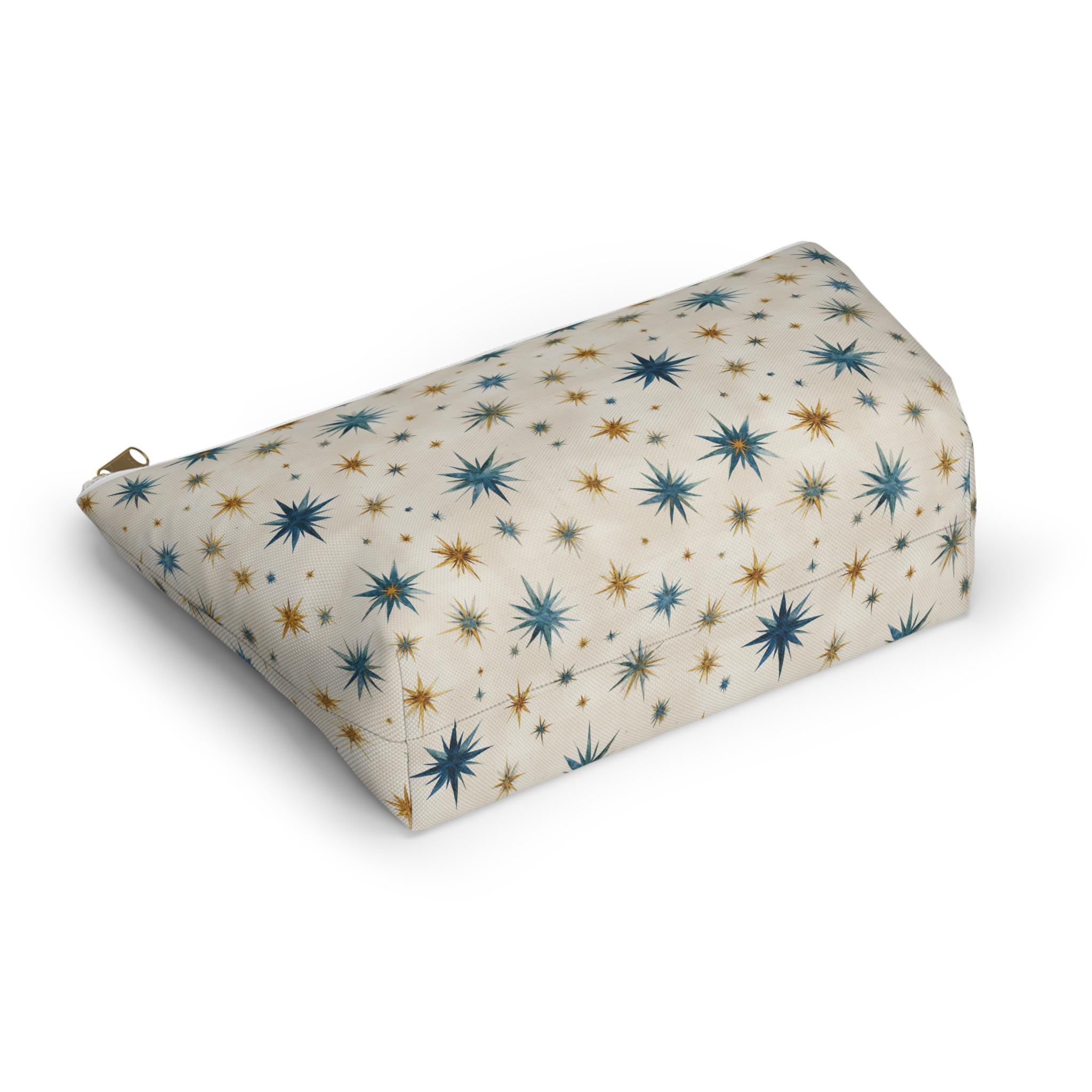 Retro Mid-Century Starburst Accessory Pouch