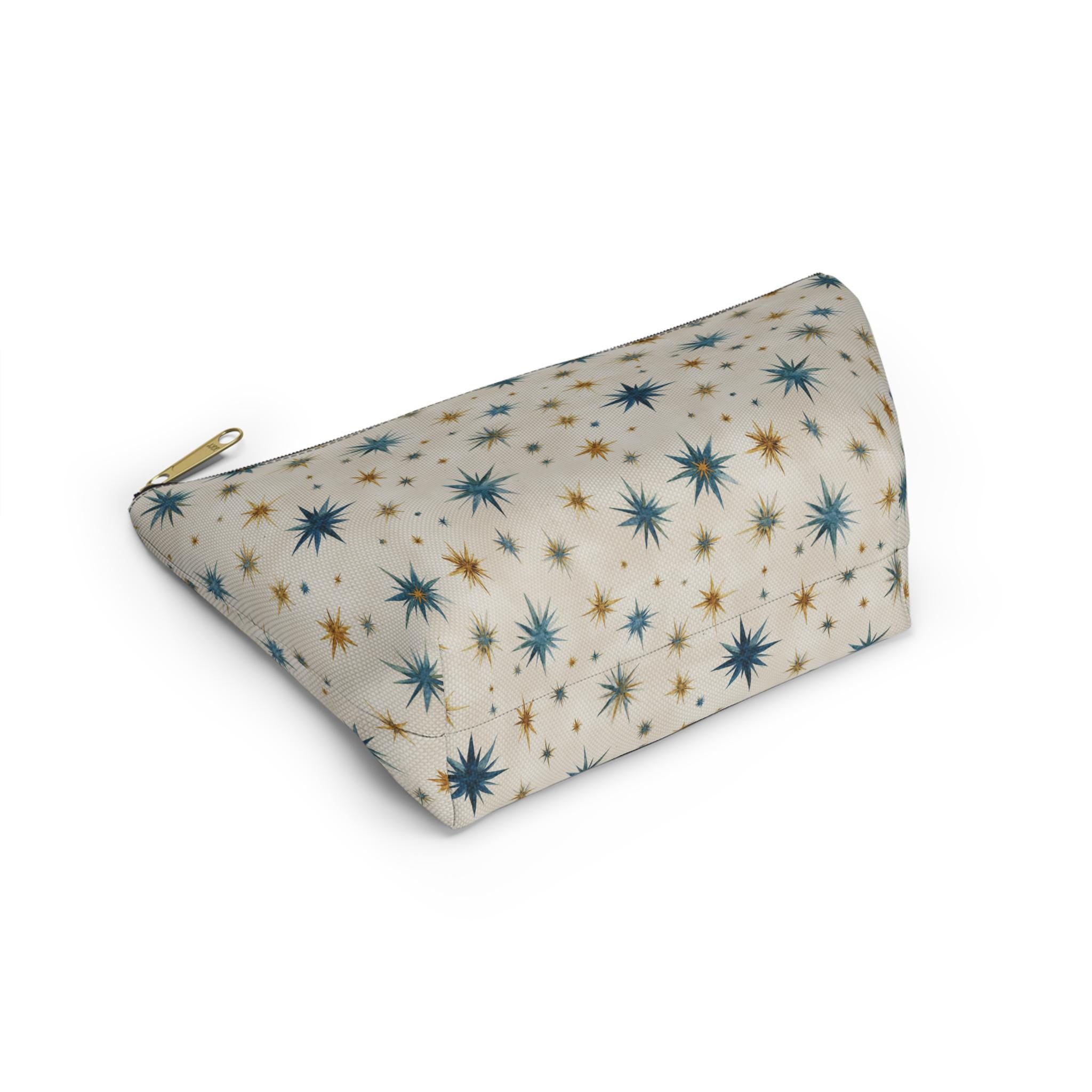 Retro Mid-Century Starburst Accessory Pouch