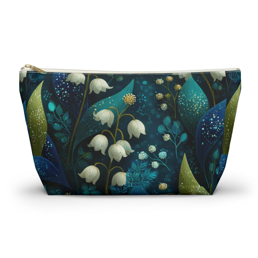 Lily of the Valley Bridesmaid Makeup Bag | Accessory Pouch