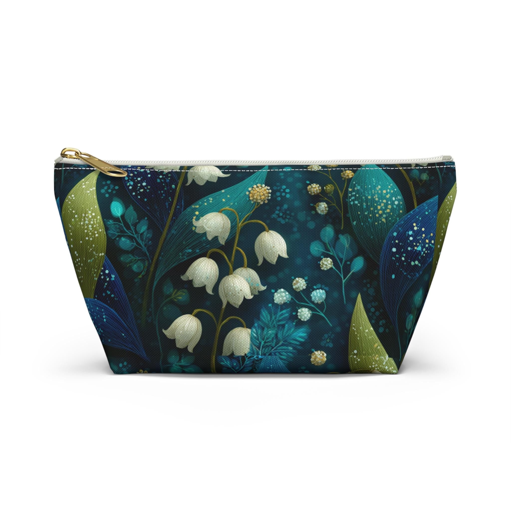 Lily of the Valley Bridesmaid Makeup Bag | Accessory Pouch