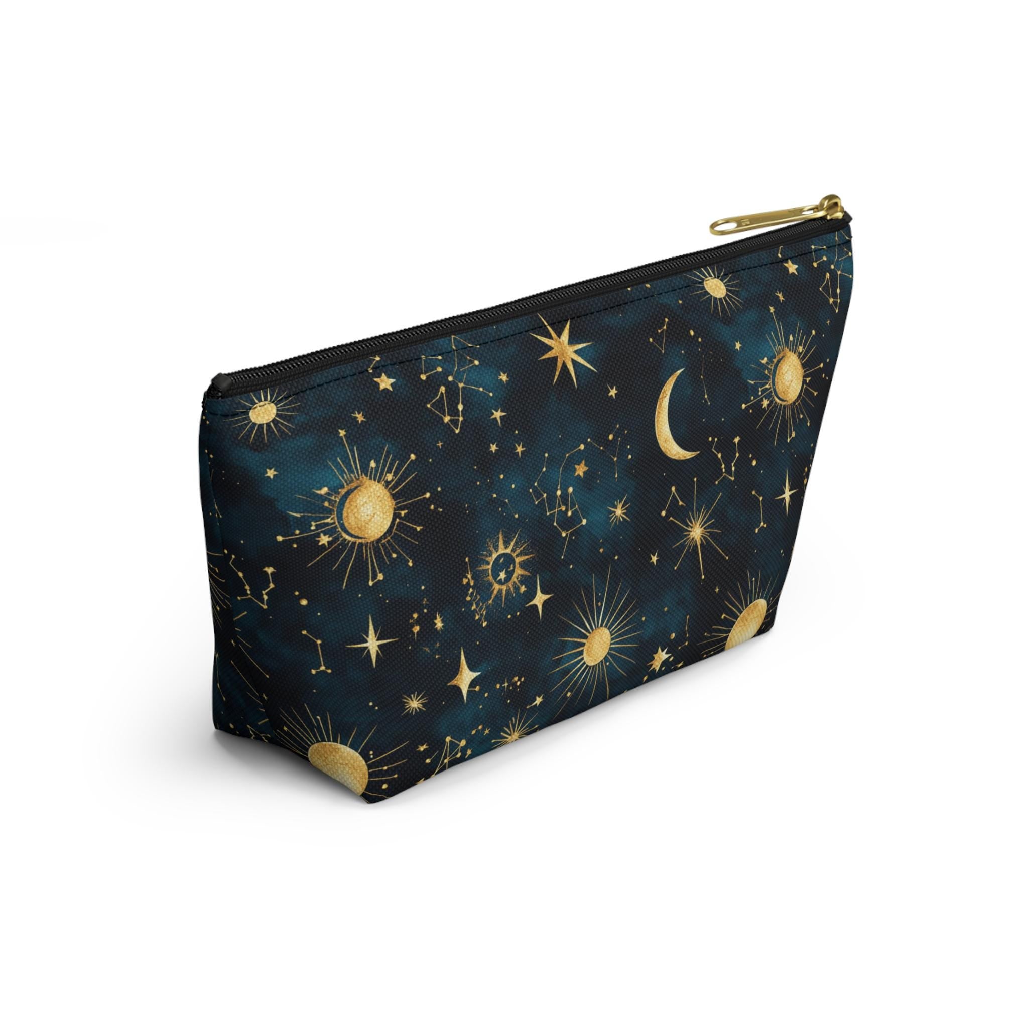 Constellation Star Map Accessory Pouch | Celestial Cosmetic Pouch
