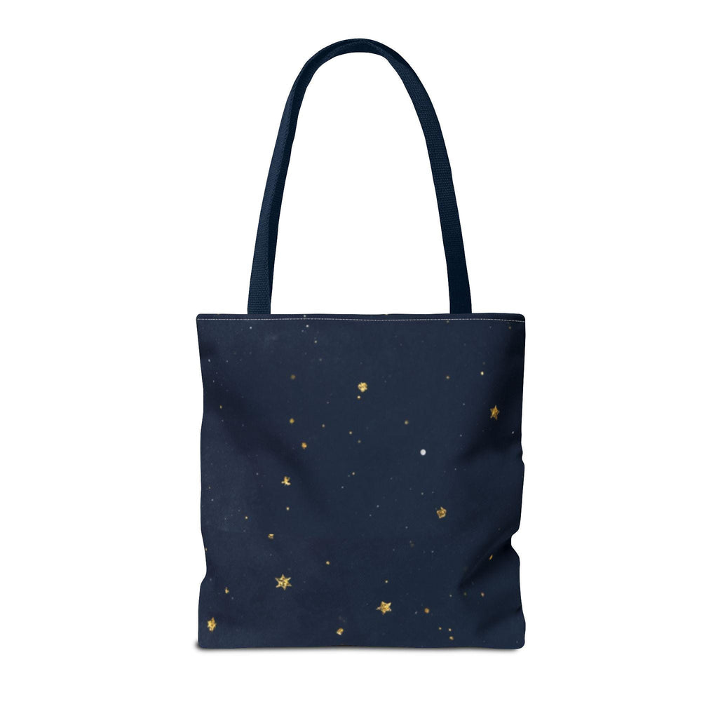 Celestial Sun Face Tote Bag | Sun Moon Stars Astrology Print