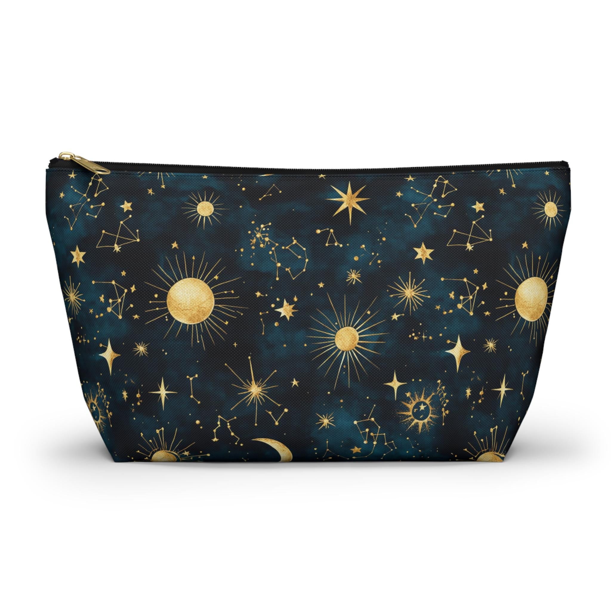Constellation Star Map Accessory Pouch | Celestial Cosmetic Pouch