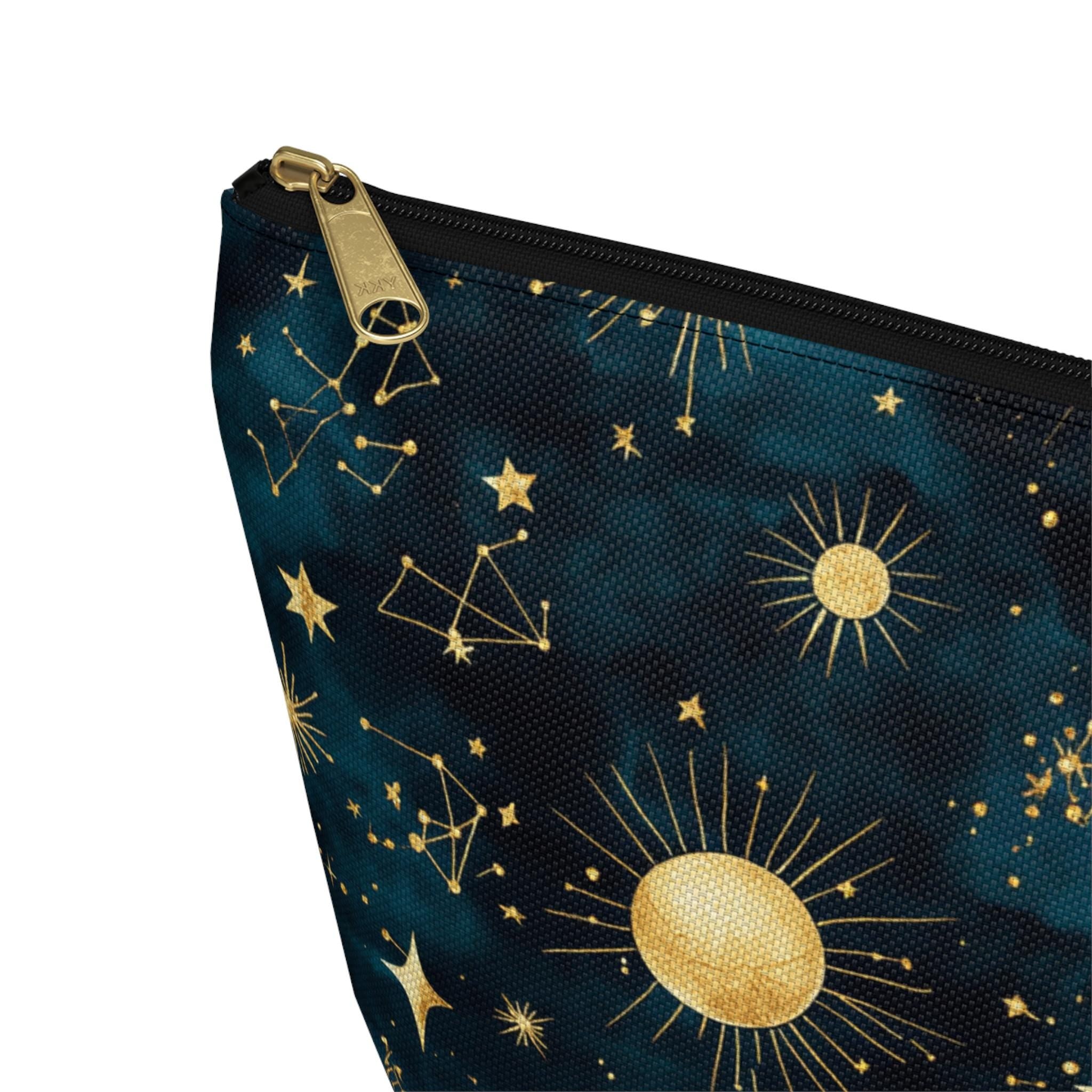 Constellation Star Map Accessory Pouch | Celestial Cosmetic Pouch