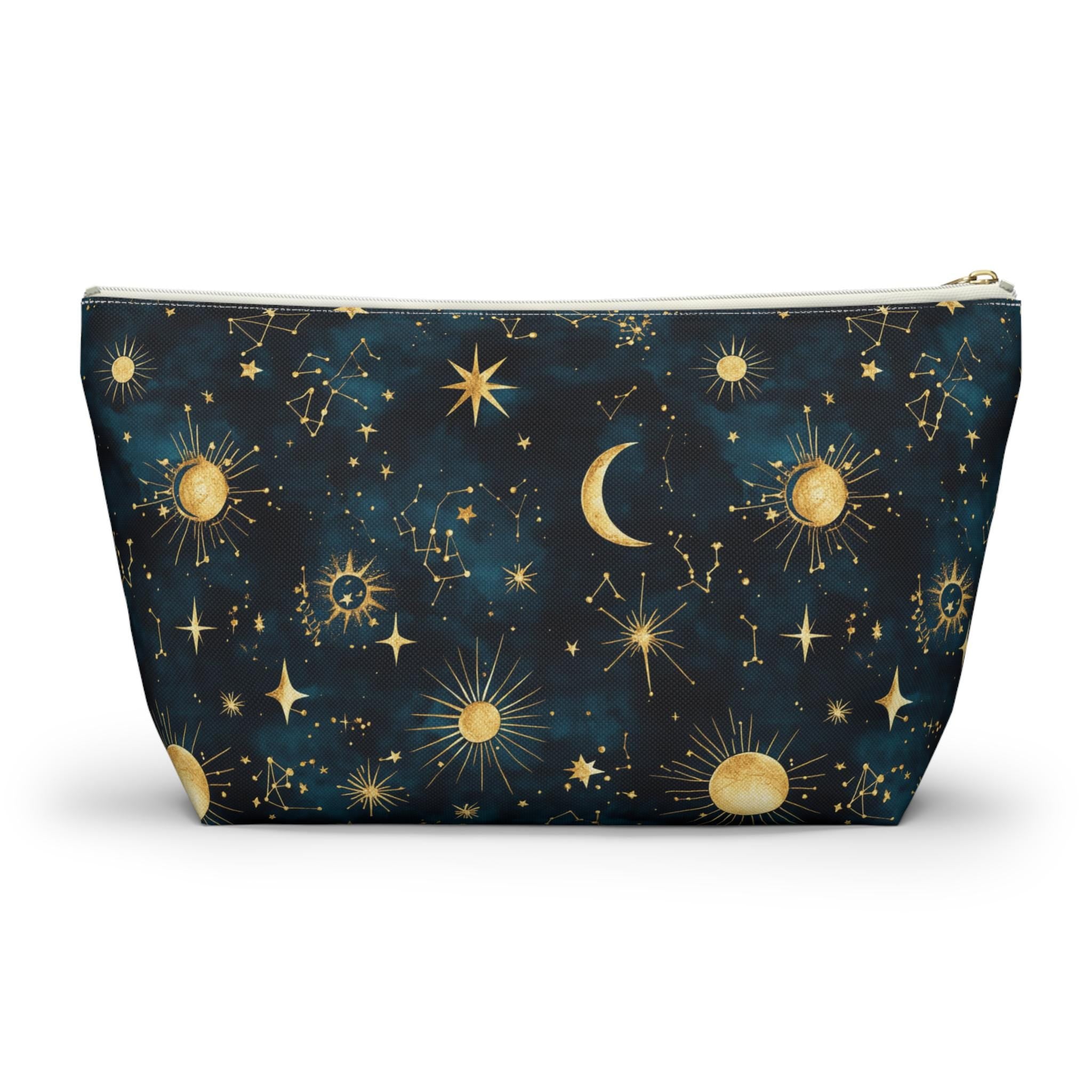 Constellation Star Map Accessory Pouch | Celestial Cosmetic Pouch
