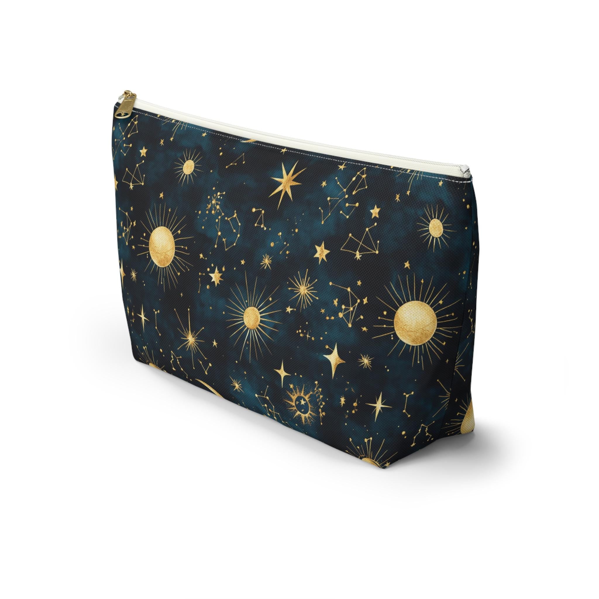 Constellation Star Map Accessory Pouch | Celestial Cosmetic Pouch