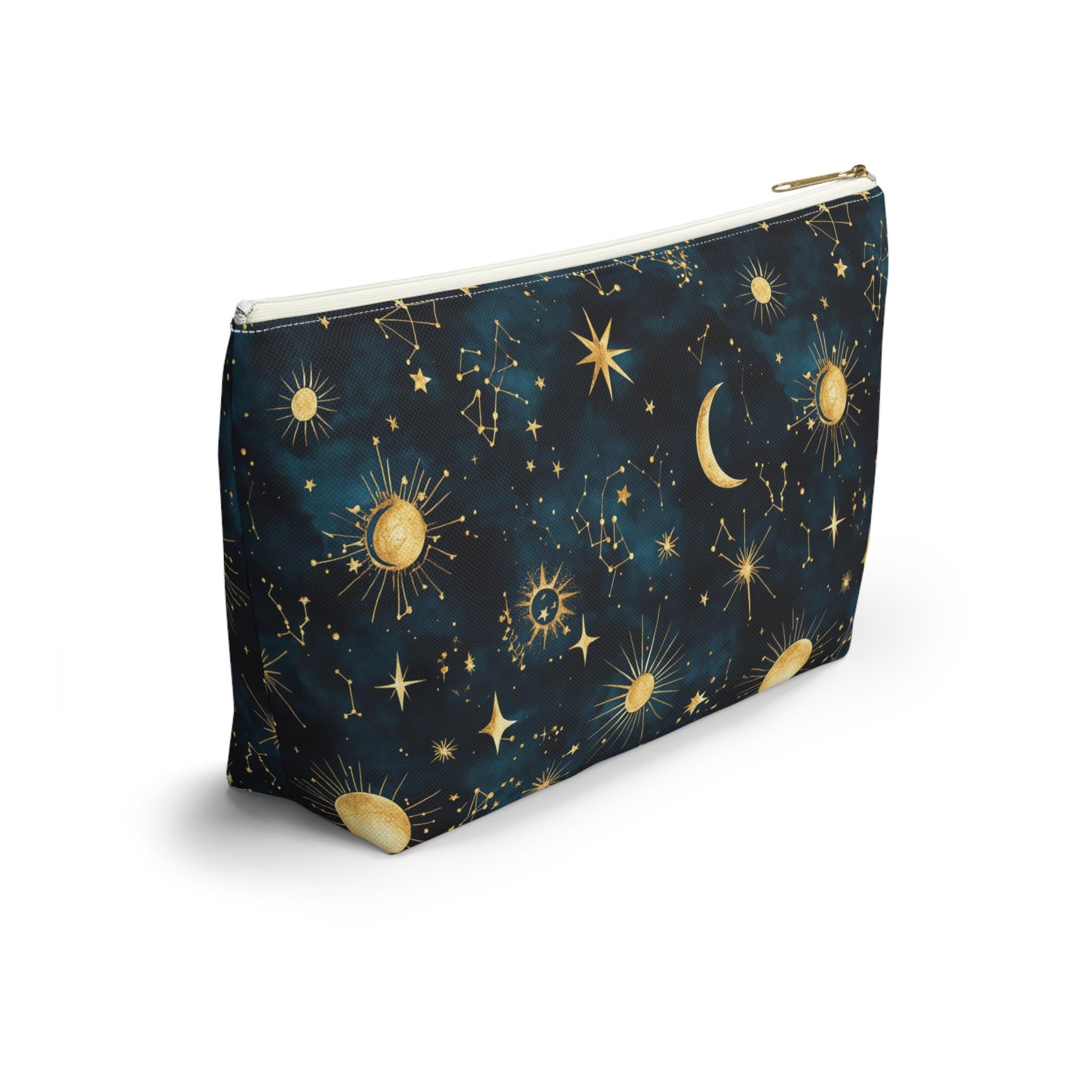 Constellation Star Map Accessory Pouch | Celestial Cosmetic Pouch