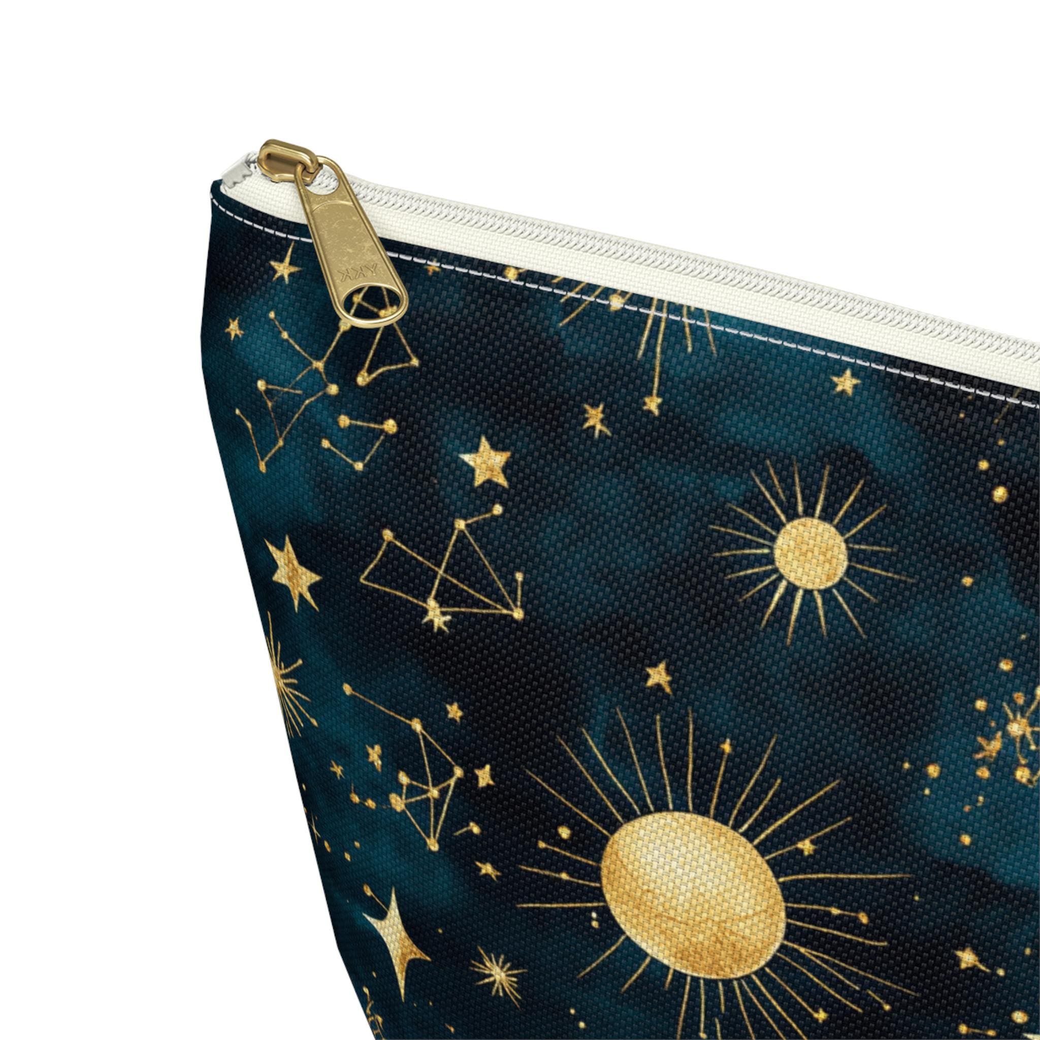 Constellation Star Map Accessory Pouch | Celestial Cosmetic Pouch