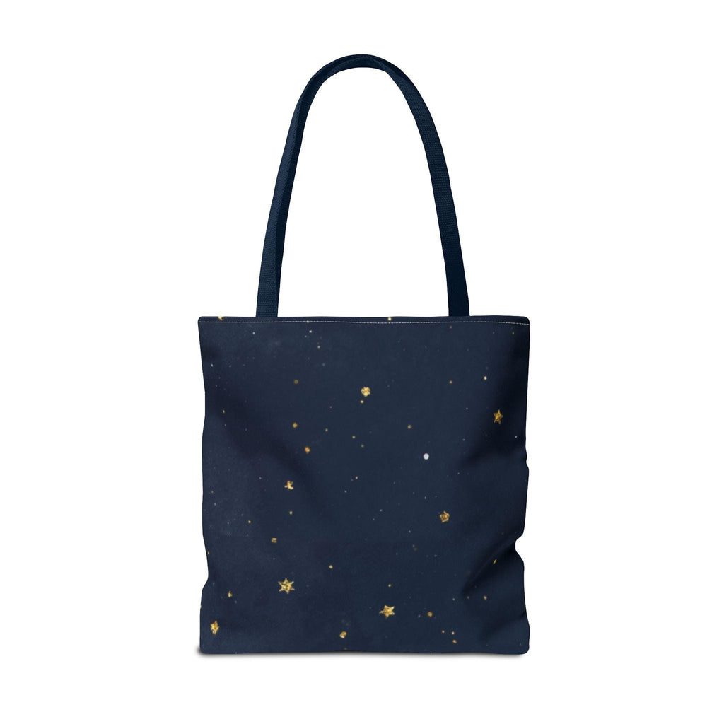 Celestial Sun Face Tote Bag | Sun Moon Stars Astrology Print