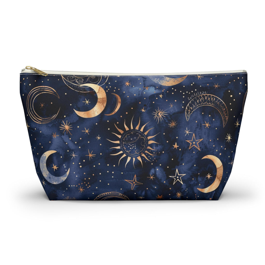 Celestial Moon and Stars Accessory Pouch