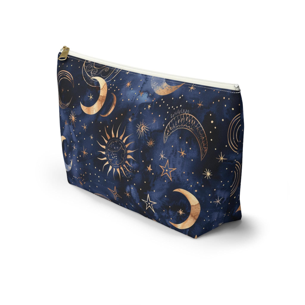 Celestial Moon and Stars Accessory Pouch
