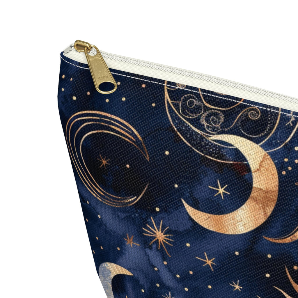 Celestial Moon and Stars Accessory Pouch