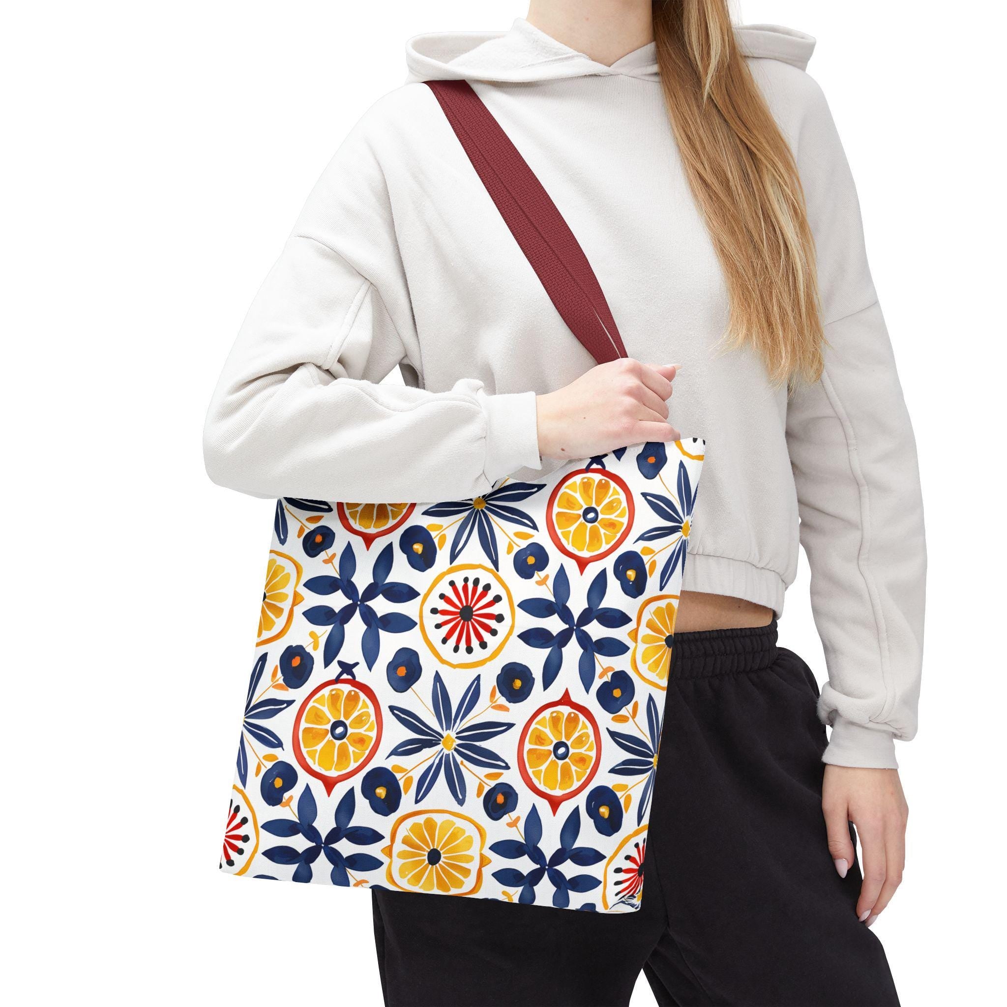 Nona Holiday Tote Bag | All Over Print Festive Nona Design