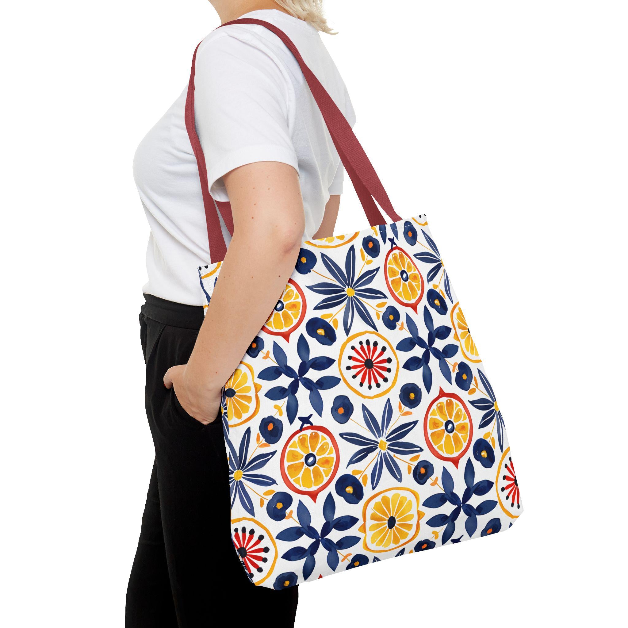 Nona Holiday Tote Bag | All Over Print Festive Nona Design