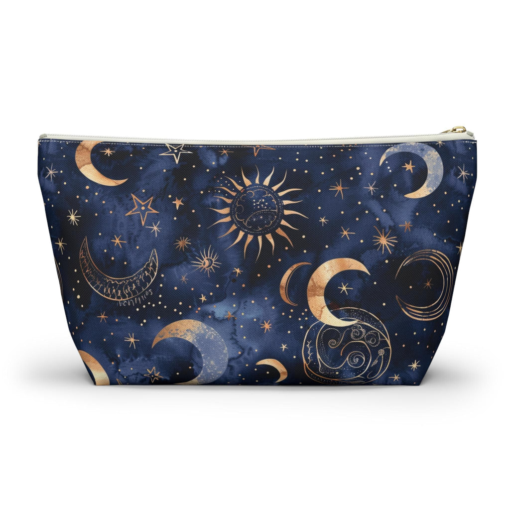 Celestial Moon and Stars Accessory Pouch