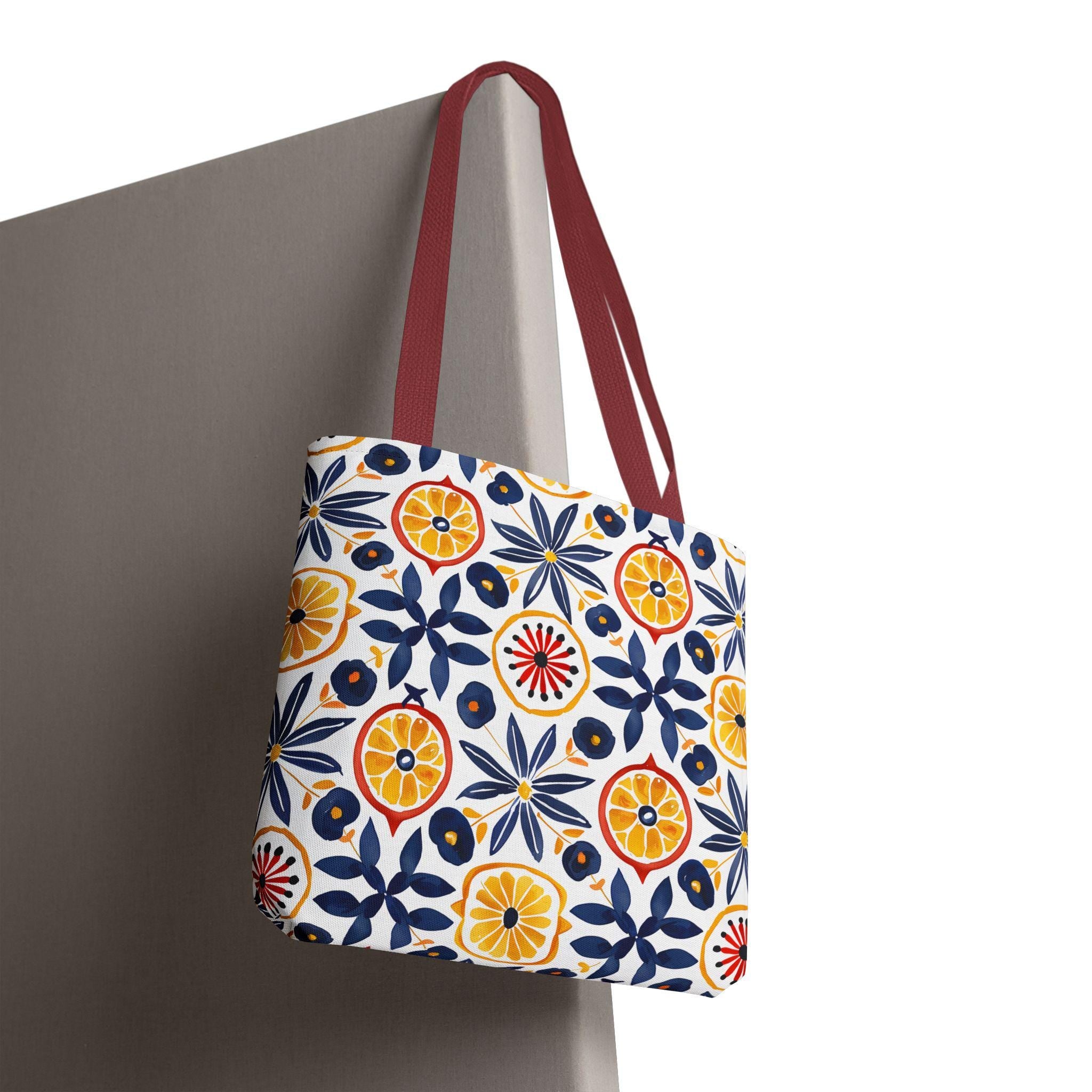 Nona Holiday Tote Bag | All Over Print Festive Nona Design