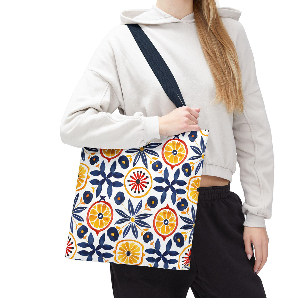 Nona Holiday Tote Bag | All Over Print Festive Nona Design